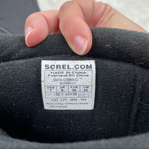 Sorel Snow Command Insulated Rubber Snow Boots - Picture 9 of 10